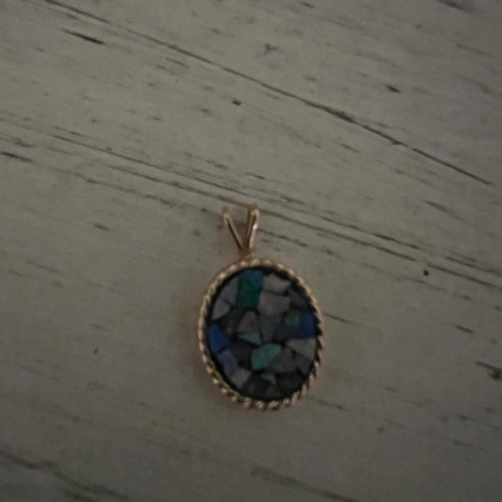 Elegant Mosaic Pendant